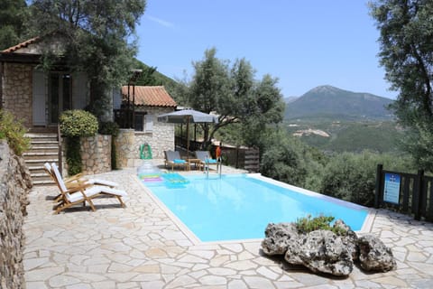 Mountain view, Pool view, sunbed