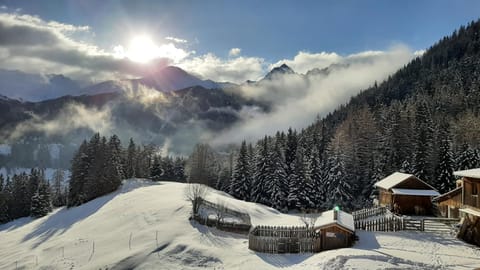 Natural landscape, Winter, Mountain view