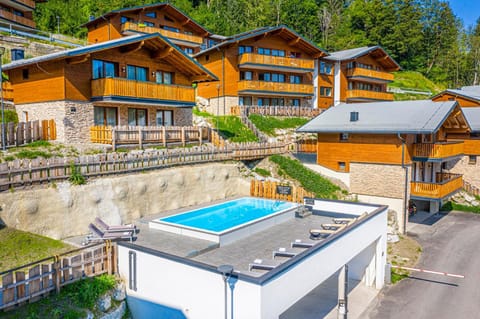 Property building, Pool view