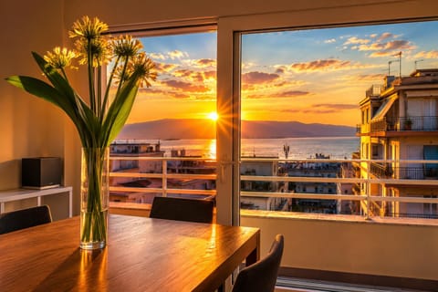 Mountain view, Sea view, Sunset