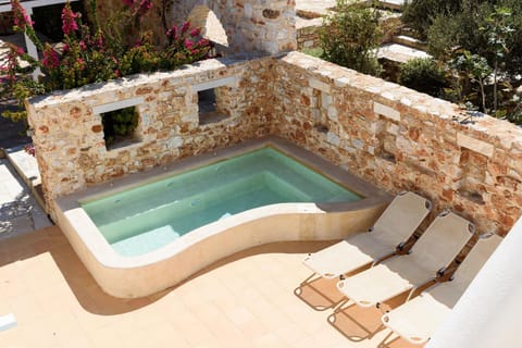 Seaside Home with Hot Tub, Vineyard, Shared Pool and View House in Paros, Greece