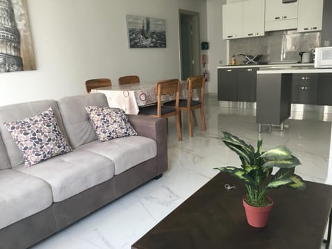 Kitchen or kitchenette, Living room, Dining area