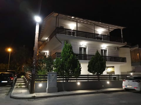 Property building, Night, Parking