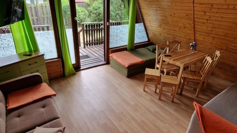 Domki pod lasem blisko morza Nature lodge in Pomeranian Voivodeship