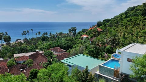 Neighbourhood, Bird's eye view, Pool view, Sea view, Swimming pool