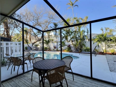 Patio, Pool view