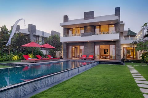 Property building, Swimming pool, Swimming pool, Sunset