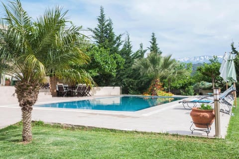 Spring, Natural landscape, Garden, Garden view, Pool view, Swimming pool