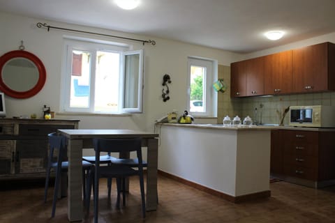 Kitchen or kitchenette, Dining area