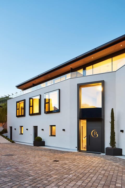 Facade/entrance, Sunset