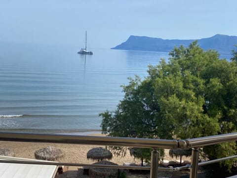 Beach, Sea view, sunbed