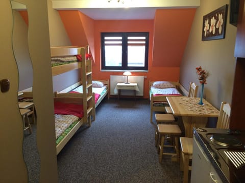 Photo of the whole room, bunk bed