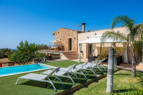 Property building, Living room, Swimming pool