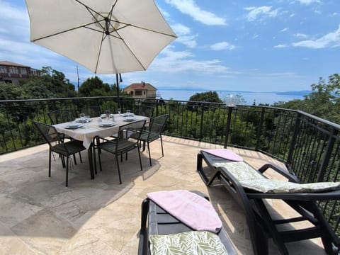 Day, Natural landscape, View (from property/room), Balcony/Terrace, Seating area, Sea view