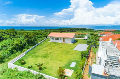 Property building, Spring, Day, Natural landscape, Bird's eye view, Garden, Garden view, Sea view