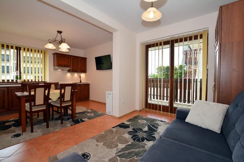 TV and multimedia, Kitchen or kitchenette, Seating area, Dining area