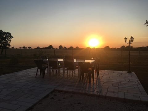 Patio, Sunset
