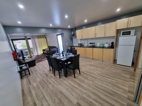 Living room, kitchen