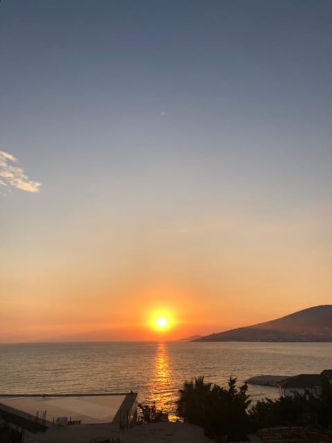 Natural landscape, Sea view, Sunset