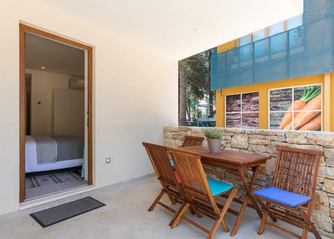 Property building, Patio