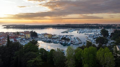 Bird's eye view, Sunset