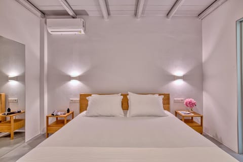 Bed, Photo of the whole room, Bedroom, air conditioner