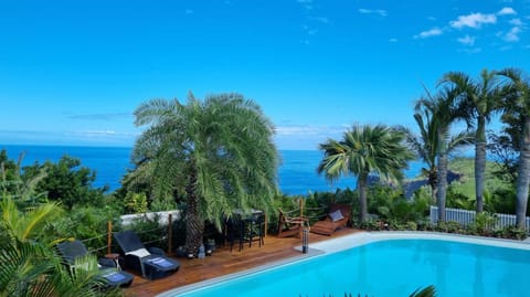 Patio, Sea view, Swimming pool
