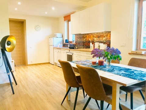 Kitchen or kitchenette, Dining area