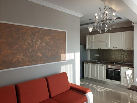 Kitchen or kitchenette, Living room