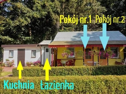 Domki letniskowe U GOSI Nature lodge in West Pomeranian Voivodeship, Poland