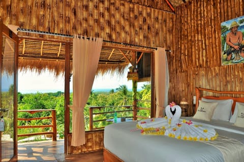 Balcony/Terrace, Photo of the whole room, Bedroom, Garden view, Landmark view, Mountain view, Sea view, Inner courtyard view