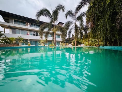Property building, Pool view
