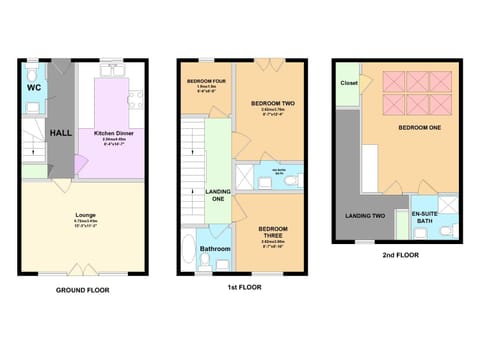 Bright&Modern Contractor House by Niji Short Stays House in Salford
