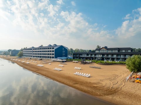 Property building, Beach, Lake view