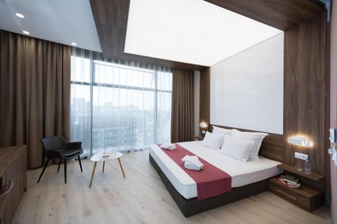 Bed, Living room, Bedroom