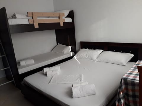 Photo of the whole room, bunk bed