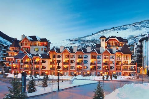 Property building, Winter, Mountain view