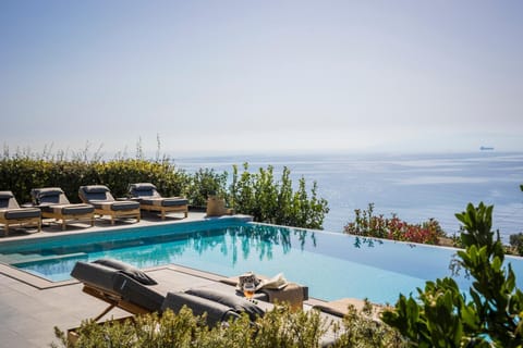 Natural landscape, Pool view, Sea view, Swimming pool, sunbed