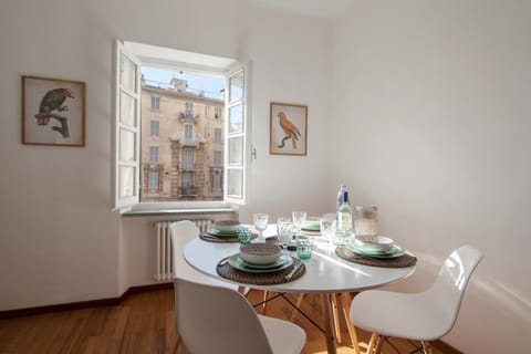 Dining area, air conditioner