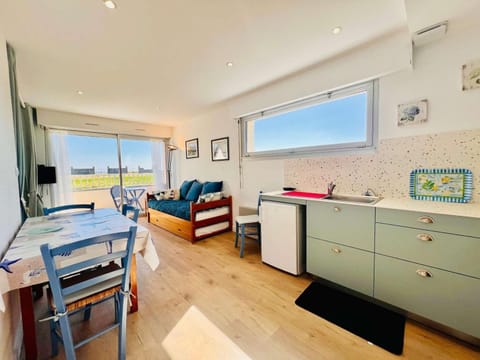 Quiberon : Studio calme 4 pers, proche plage, Parking, Animaux ok - FR-1-478-145 Apartment in Quiberon