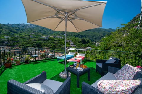 Patio, Balcony/Terrace, Mountain view