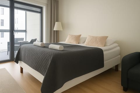 City Home Finland Big Luxury Suite - Spacious Suite with Own SAUNA, One Bedroom and Furnished Balcony next to Train Station Apartment in Finland