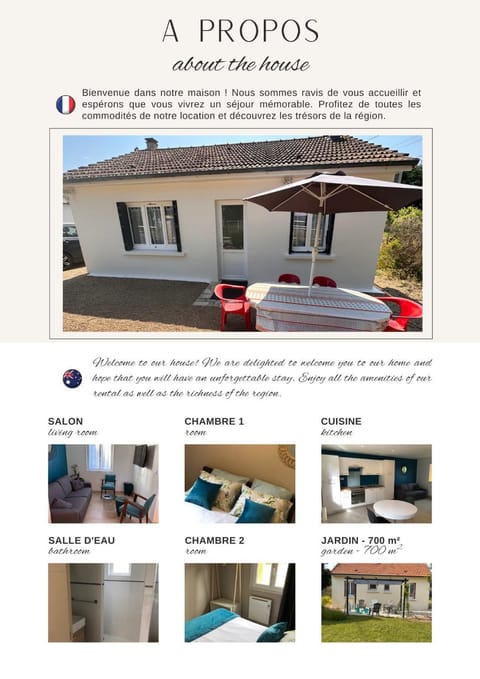 La petite maison des gîtes de Joséphine House in Centre-Val de Loire