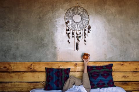 Bed, Decorative detail, Bedroom