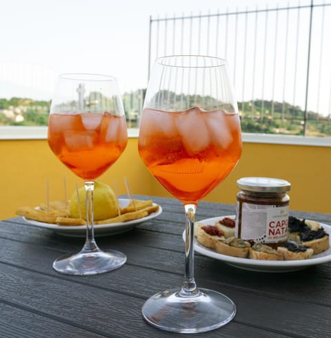 Summer, Balcony/Terrace, Balcony/Terrace, Dining area, Dinner, furniture