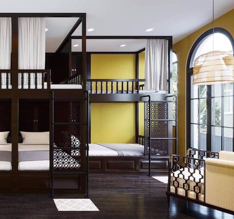 Photo of the whole room, bunk bed