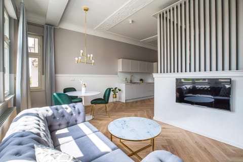 Kitchen or kitchenette, Living room, Photo of the whole room, Seating area, Dining area