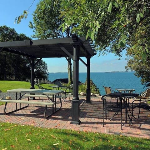 Patio, River view