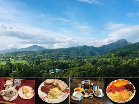 Natural landscape, Food and drinks, Mountain view