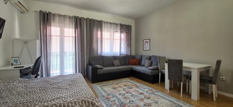 Bed, TV and multimedia, Living room, Photo of the whole room, Seating area, Bedroom, air conditioner